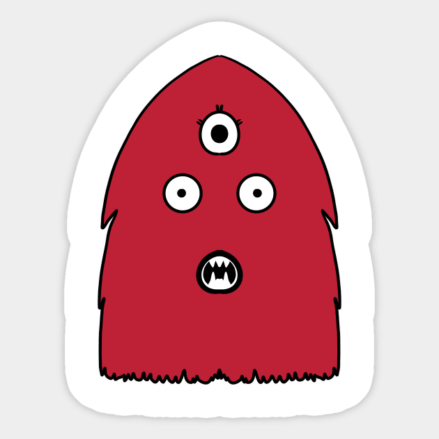 The Big Guy Sticker by Wonder Weird Designs